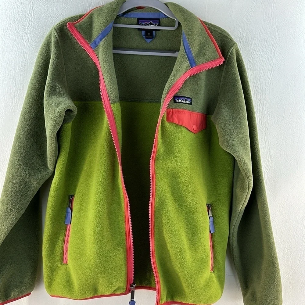 Patagonia Colorblock Fleece Jacket, S - Picture 7 of 11